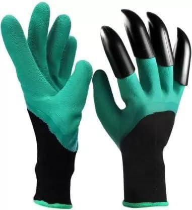 Waterproof Gardening Gloves With Claws: 1 Pair