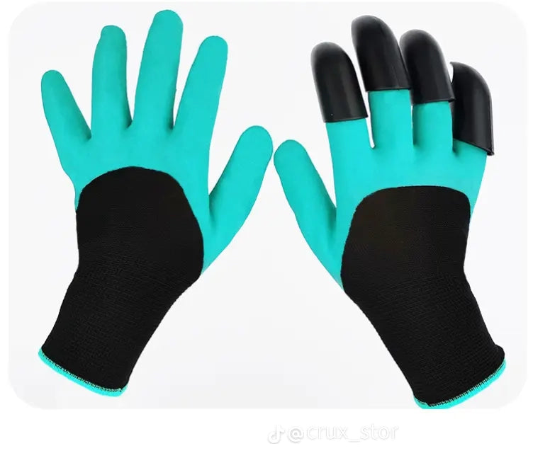 Waterproof Gardening Gloves With Claws: 1 Pair
