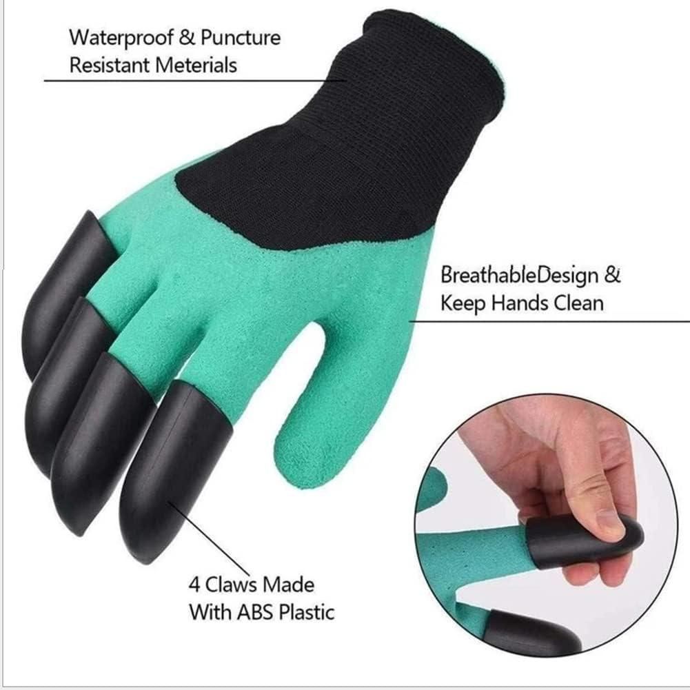 Waterproof Gardening Gloves With Claws: 1 Pair