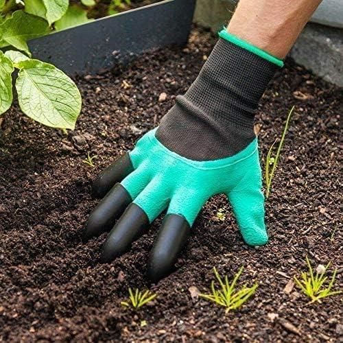 Waterproof Gardening Gloves With Claws: 1 Pair