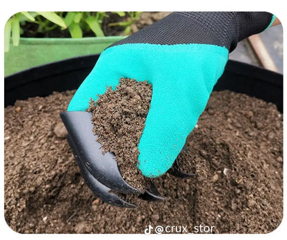 Waterproof Gardening Gloves With Claws: 1 Pair